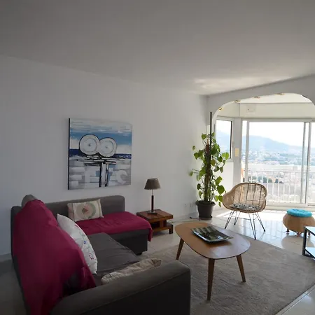 Babylone - Vue Panoramique Avec Piscine Pour 6 Personnes A Quartier Pessicart Appartement Nice