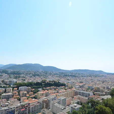 Babylone - Vue Panoramique Avec Piscine Pour 6 Personnes A Quartier Pessicart Appartement
